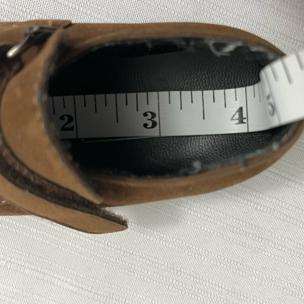 Lamour Velcro Brown Baby Shoes 3-6 Months